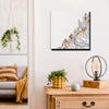 Contemporary Abstract Canvas Wall Stretched Frame – Vibrant Digital Painting