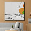 Stylish Abstract Canvas Painting Stretched Frame – Vibrant Modern Wall Art