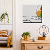 Stylish Abstract Canvas Painting Stretched Frame – Vibrant Modern Wall Art