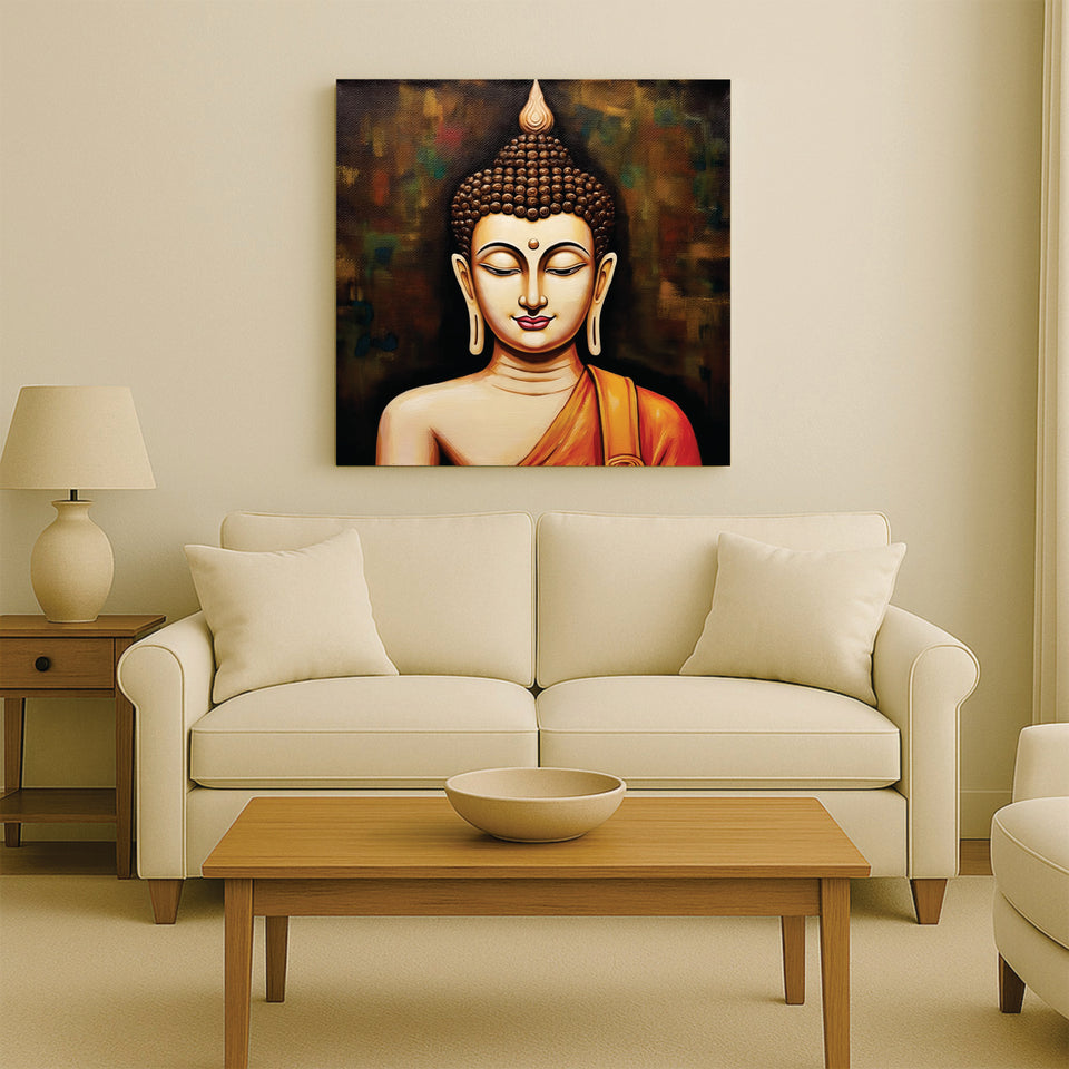 Quiet as Fire — Enlightenment in Pause Canvas Wall Art Stretched Frame Paining