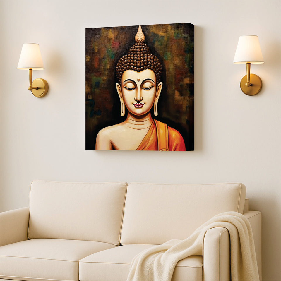 Quiet as Fire — Enlightenment in Pause Canvas Wall Art Stretched Frame Paining
