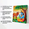The Silent Flame of Mindful Awakening Canvas Wall Art Stretched Frame Painting