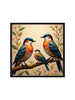Soaring Grace: Beauty in Motion Canvas Wall Art Black Frame Painting