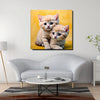 Best Friends Forever – Cats Duo Canvas  Wall Art Stretched Frame Painting