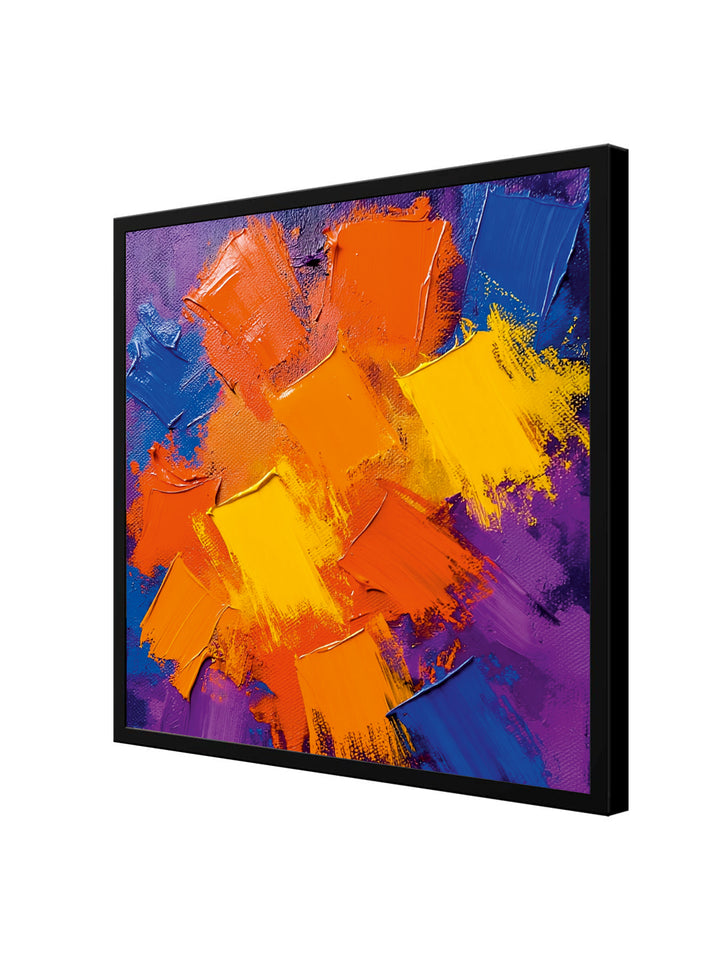 energy meets elegance Canvas Wall Art Black Frame Painting