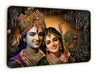 Radha Krishna Crystal Wall Art Painting In Big Size